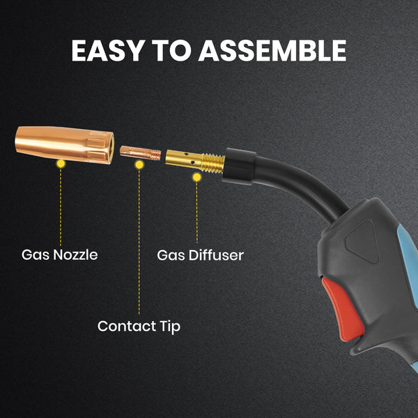 SSimder 15AK MIG Welding Torch Gun Stinger Euro Connection