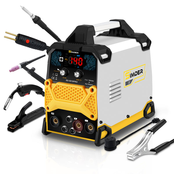 SSimder SD-5010 PRO 5-in-1 Welder, Hot Stapler&Soldering Iron