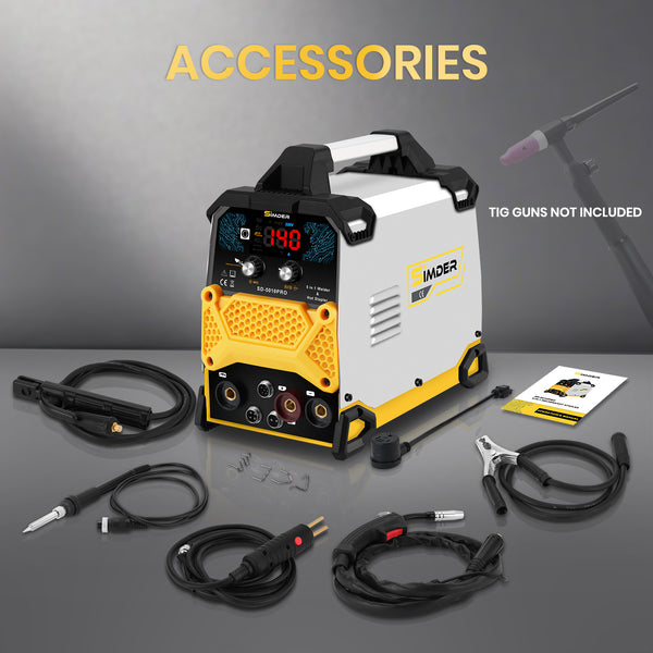 SSimder SD-5010 PRO 5-in-1 Welder, Hot Stapler&Soldering Iron