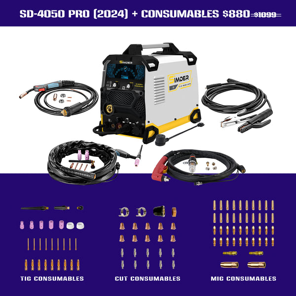 SSimder Upgraded SD-4050Pro(2024) 10-in-1 Aluminum Welder&Cutter