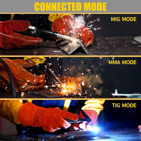 SSIMDER MIG-140S sin gas 2 en 1 soldador mig