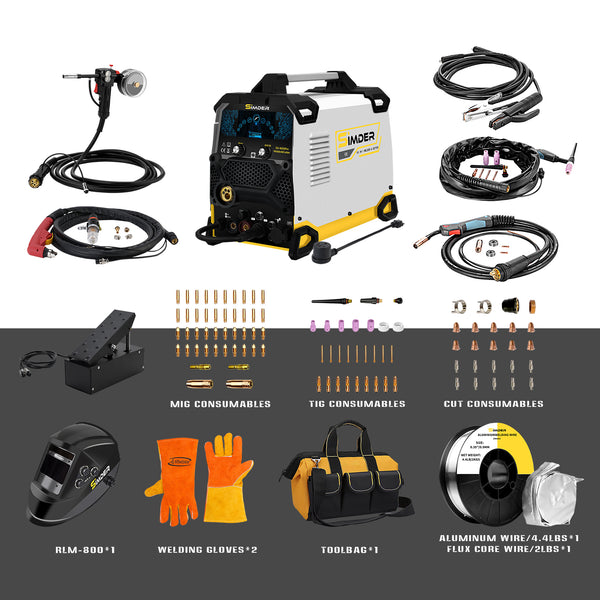 SSimder SD-4050Pro 10-in-1 Aluminum Welder&Cutter