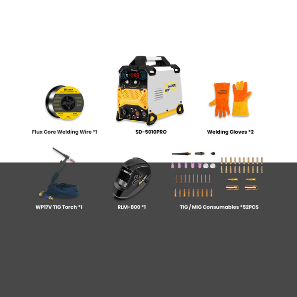 SSimder SD-5010 PRO 5-in-1 Welder, Hot Stapler&Soldering Iron