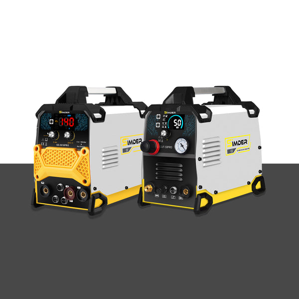 SSIMDER CUT-50PRO Pilot Arc Plasma Cutter + SD-5010PRO 5-in-1 Welder, Hot Stapler&Soldering Iron