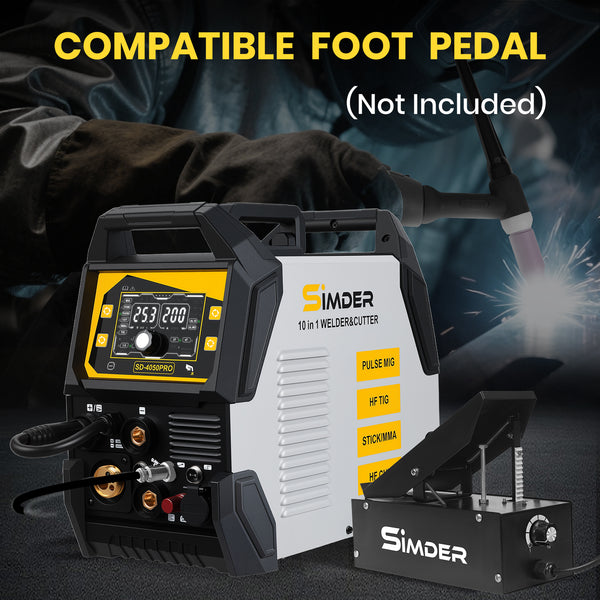 SSimder SD-4050 Pro 10-in-1 Aluminum MIG Welder Plasma Cutter Combo