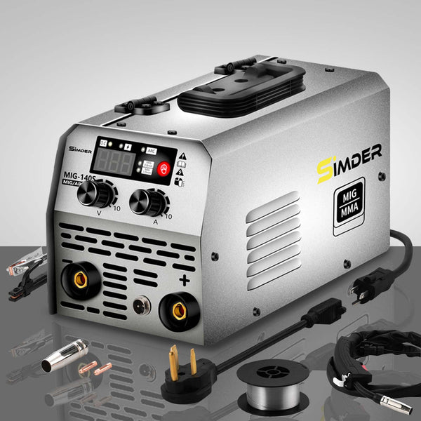 USED-SSimder MIG-140S Gasless 2 in 1 MIG Welder