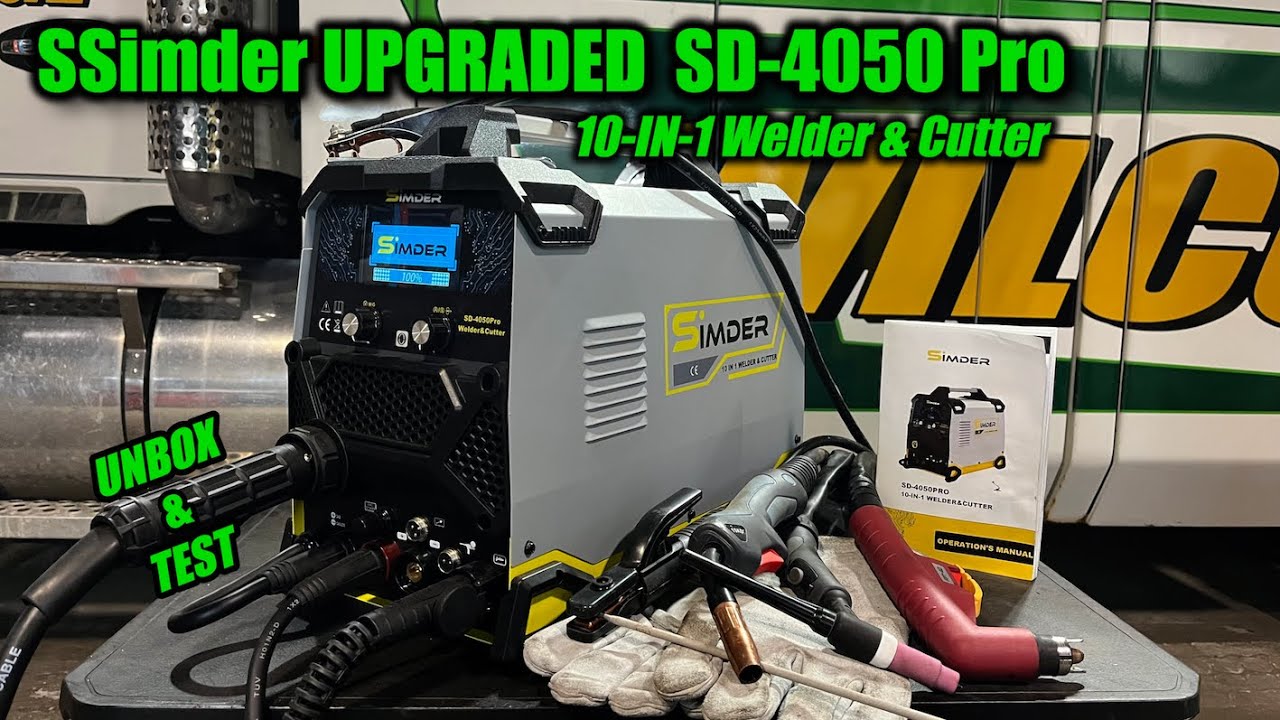 Shop Work with the SSimder Upgraded SD-4050Pro (2024) 10 in 1 Welder/C &ndash; Simder Welder