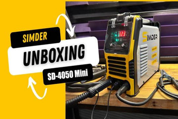 SSimder SD-4050 Mini inverter 3-in-1 multi process MiG Welder Unboxing video @Gobbo Fabbro