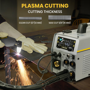 SSimder MIG-250 6 In 1 Welder&Plasma Cutter Welder