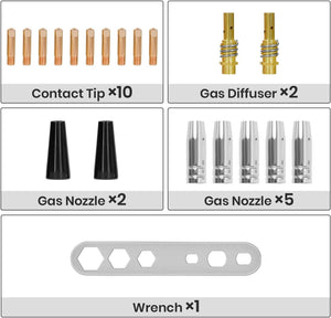 SSimder 14AK MIG Welding Consumables 20PCS
