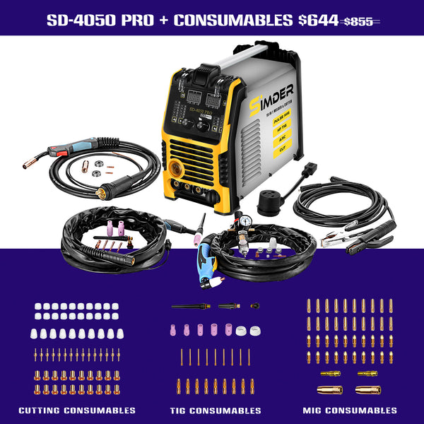 SSimder SD-4050 PRO 10-in-1 Aluminum Welder&Cutter