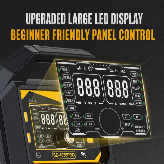 SSimder SD-4050 Pro 10-in-1  Aluminum MIG Welder Plasma Cutter Combo