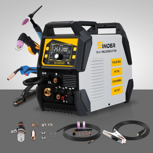 SSimder SD-4050 Pro 10-in-1  Aluminum MIG Welder Plasma Cutter Combo