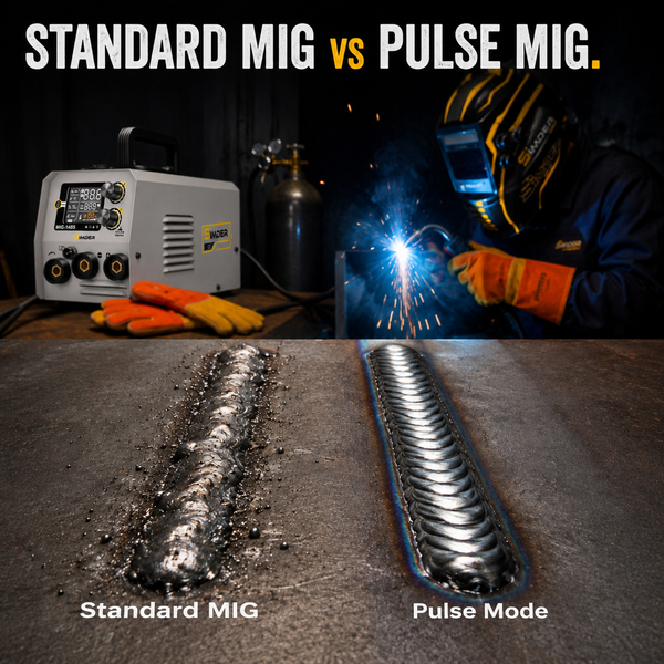 SSimder MIG-140 Gasless 3 in 1 Pulse MIG Welder