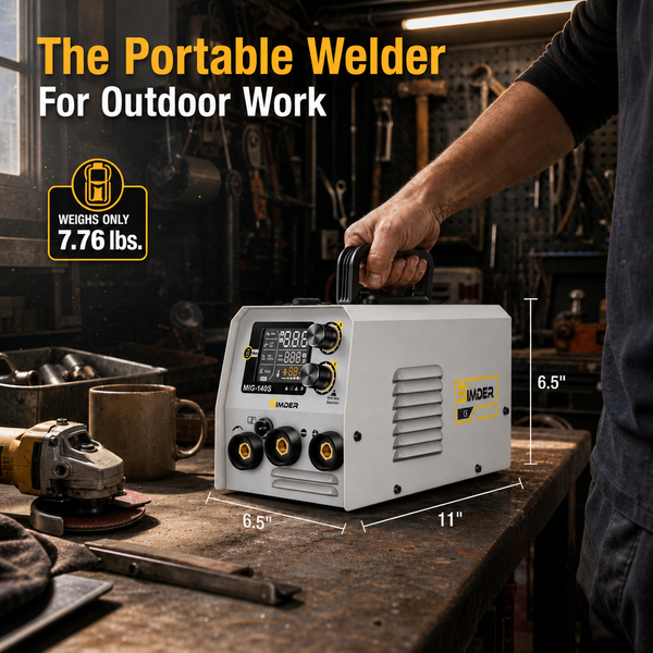 SSimder MIG-140 Gasless 3 in 1 Pulse MIG Welder
