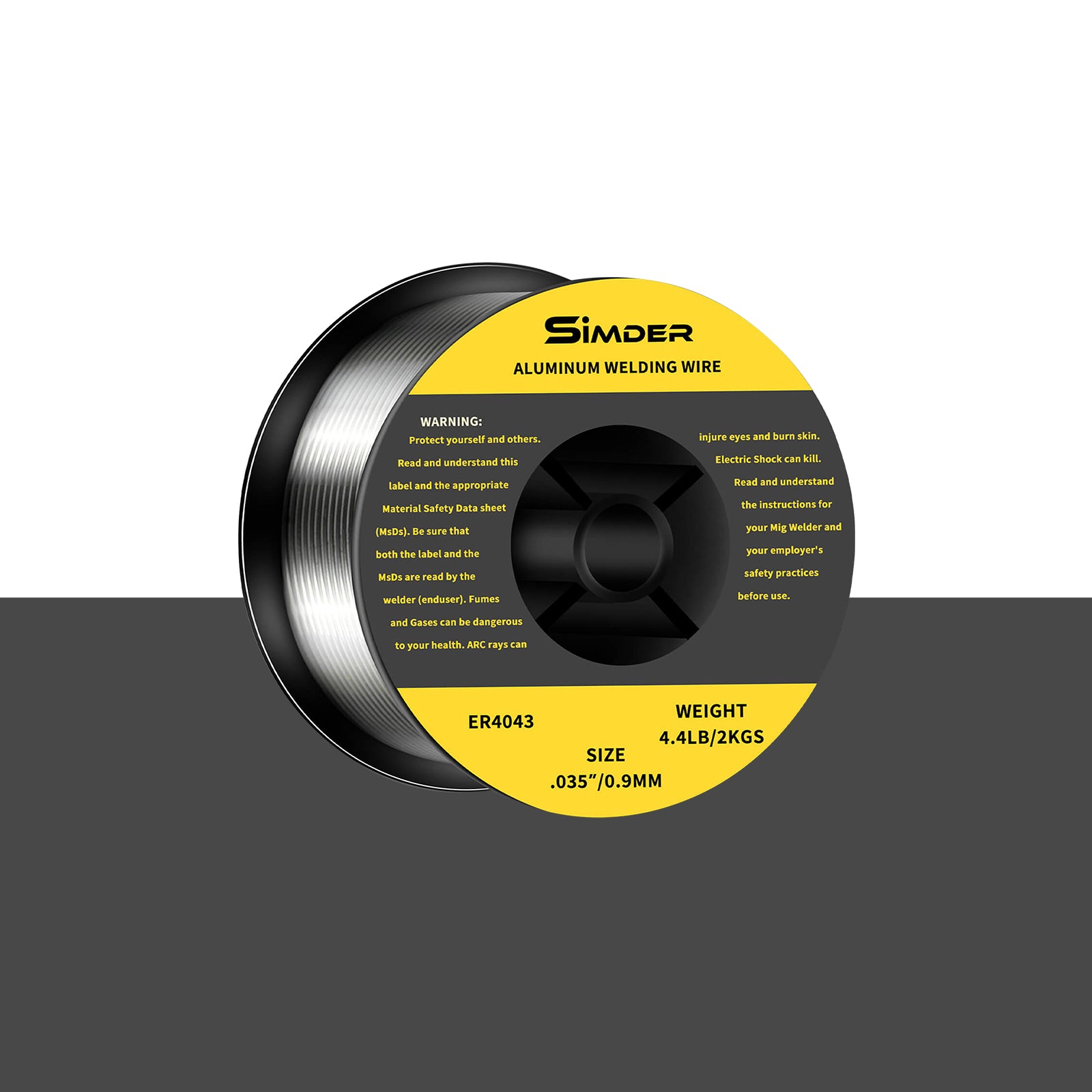 Filo per saldatura in alluminio e silicio SSimder ER4043 .035