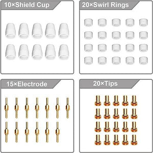SSIMDER PLASMA CUTTER TORCH COMBESTables Pack 65pcs