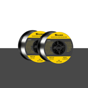 SSimder Flux Core Welding Wire E71TGS.035" 2lbs - wiring guide