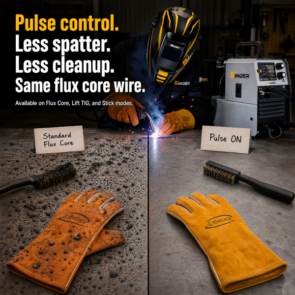 SSimder MIG-140 Pro 5 in 1 Pulse MIG Welder