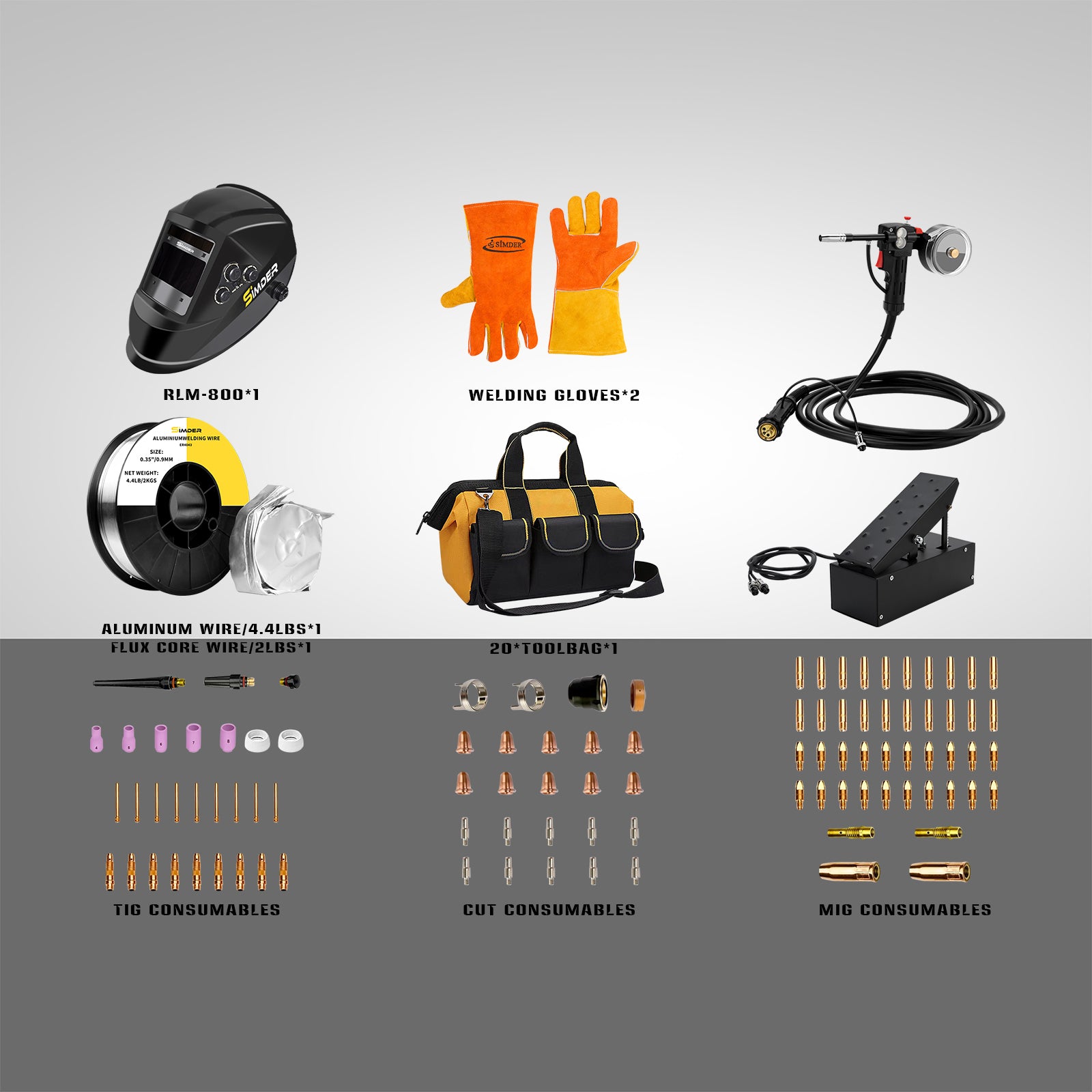 SSimder Luxury Welding Accessories For SD-4050Pro[2024]