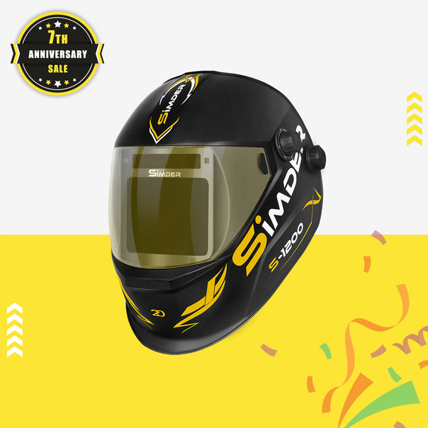 Casco da saldatura SSimder Auto Darkening True View S-1200