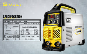 SSimder ARC-200 YELLOW Specifcation