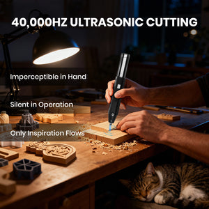 C1 Cordless Ultrasonic Cutter for DIY Maker/3D Printings/Wood Maker