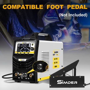 SSimder TIG-250AC 6 in 1 AC Pulse TIG Welder