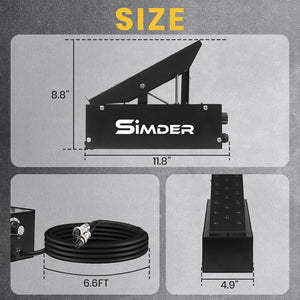 SSimder TIG foot control pedal for TIG-250 AC TIG welder