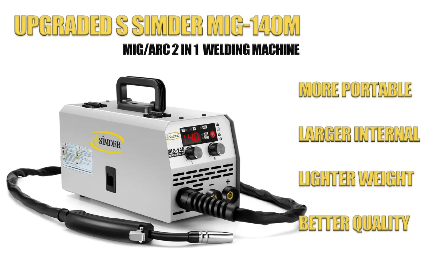 New Release S SIMDER MIG-140M MIG Welding Machine!
