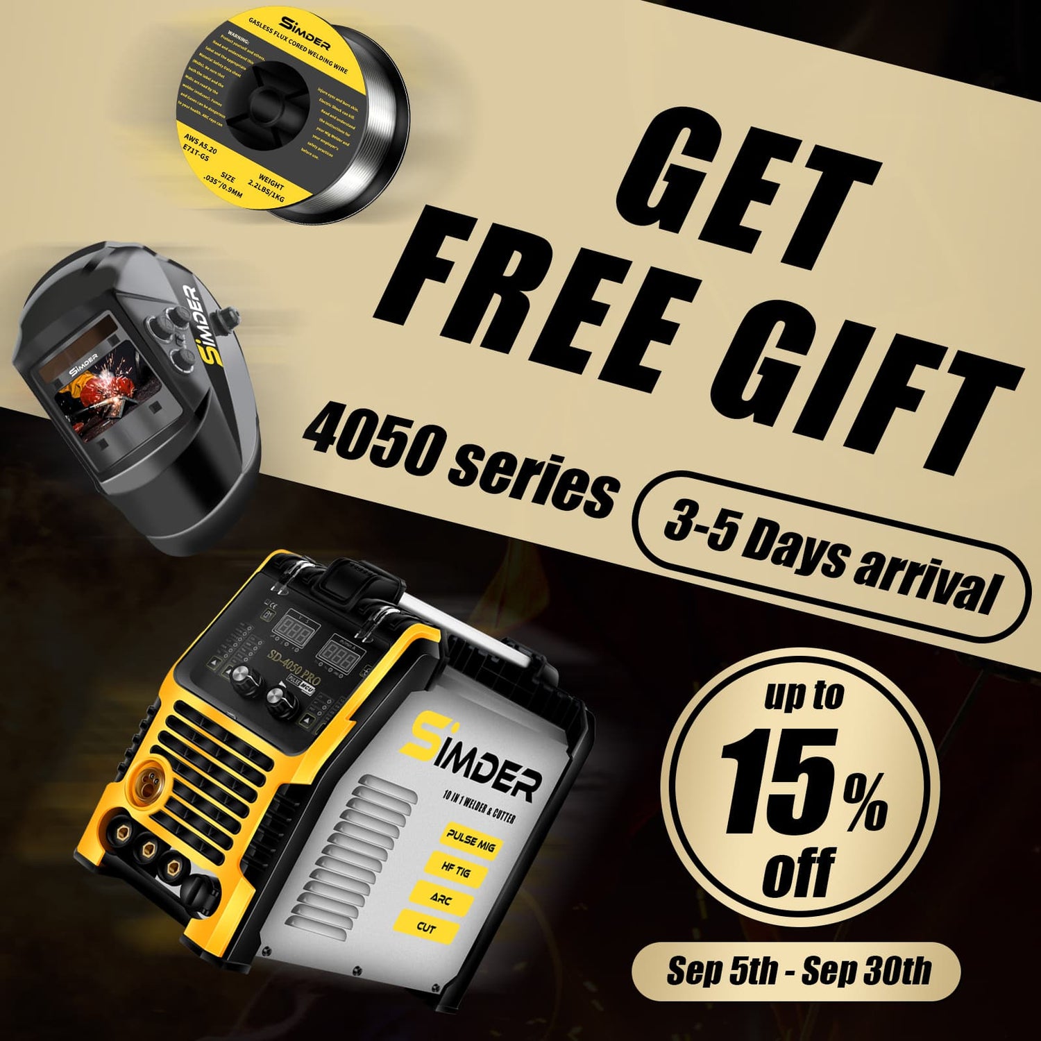 SSimder buy 4050 series welder get free gift