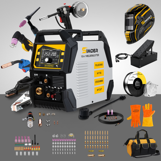 SSimder SD-4050 Pro 10-in-1  Aluminum MIG Welder Plasma Cutter Combo
