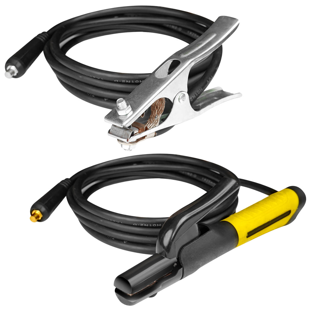 9.8ft Heavy Duty Welding Electrode Holder&Ground Clamp｜SSimder Welder