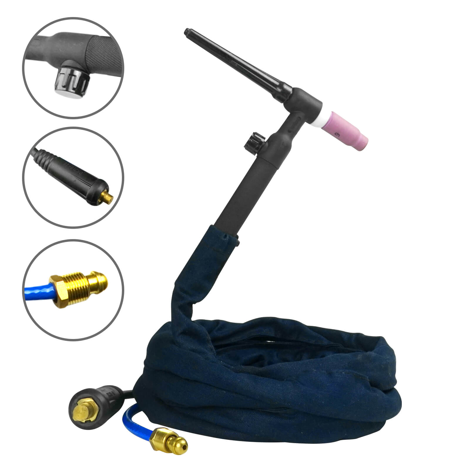 SSimder TIG Welding Torch WP-17V TIG Torch Kit