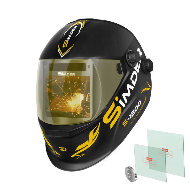 Casco da saldatura SSimder Auto Darkening True View S-1200